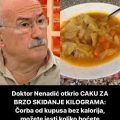 Doktor Nenadić otkrio CAKU ZA BRZO SKIDANJE KILOGRAMA: Čorba od kupusa bez kalorija, možete jesti ko...