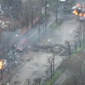 Zapanjujuća snimka: Pogledajte kako je Azov iz zasjede uništio ruski konvoj u Mariupolju