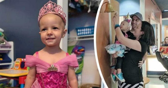 Hrabra 2-godišnjakinja je pobijedila rijetku vrstu raka jajnika