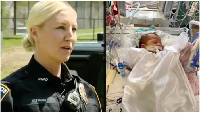 Novorođenče je poplavilo, no Bog je poslao policajku da mu spasi život