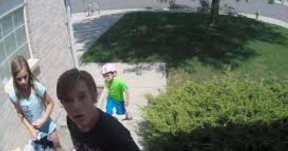 Troje djece se ušuljalo u jednu kuću: Nakon što je kamera zabilježila njihove namjere, vlasnik kuće je snimku stavio na Internet
