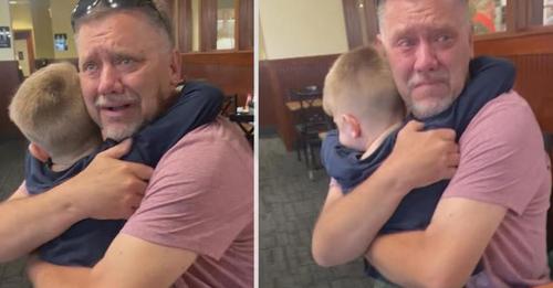 VIDEO Djed je ručao u restoranu kada je doživio iznenađenje svog života