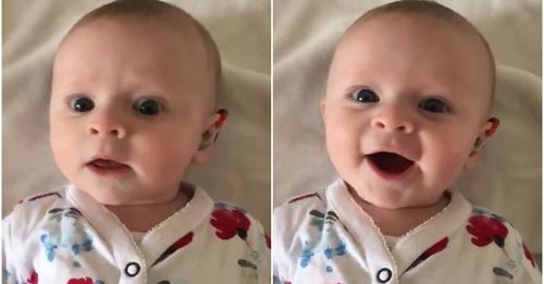 Beba je rođena gluha, a sada je prvi put čula majčin glas
